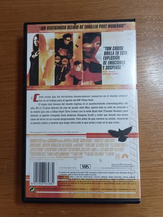 Misión Imposible 2 VHS Blockbuster Alquiler