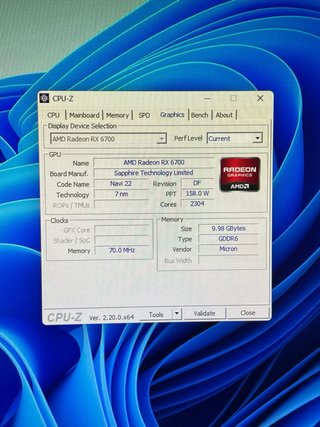 Tarjeta Gráfica AMD RX 6700 10GB