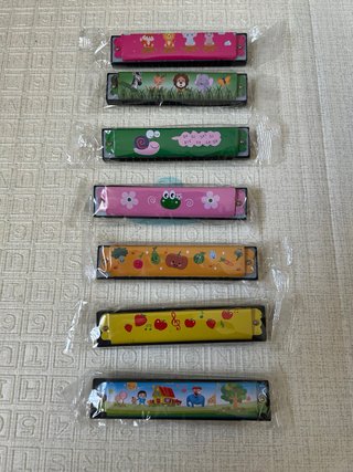 Set di 7 armoniche per bambini nuove