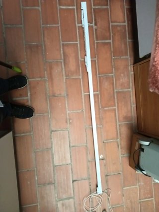 Riel Cortina Extensible Blanco 160-280cm