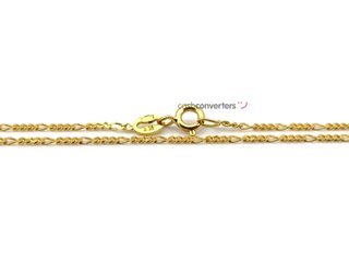 cadena oro 18k 25cm