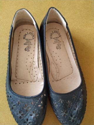 Zapatos planos HVA LETINA negros mujer