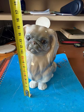 Figura perro Lladró. 15 cm alto