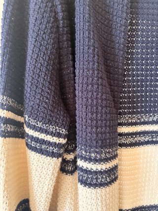 Cardigan uomo beige e blu