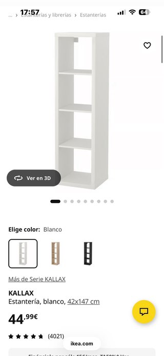 Estantería Kallax Ikea
