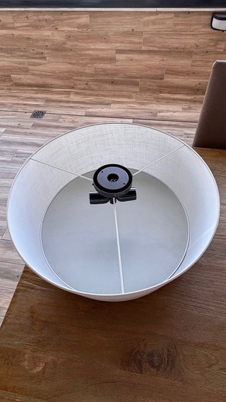 Lámpara de techo diseño tela