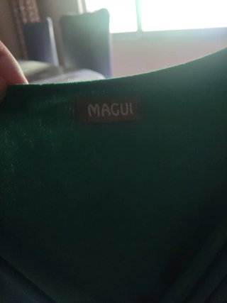 Vestido verde mujer
