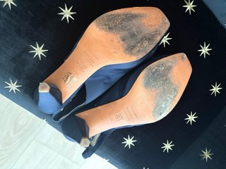 Sandalias fiesta Sacha  London Talla 39  Raso Azul