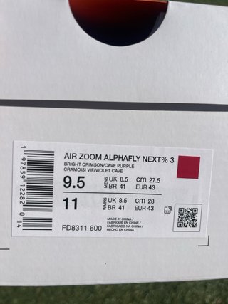Nike Alphafly Next 3 Nuevas Talla 43 (9,5)