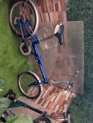 Bicicleta Plegable Acer Azul