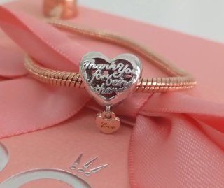 Charm colgante PANDORA Thanks Mum.
