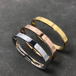Pulsera LOVE Cartier Oro y Plata