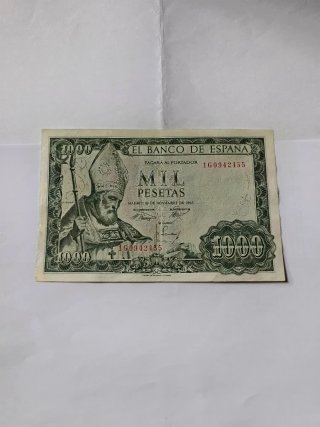 Billete 1000 pesetas Banco de España 1965