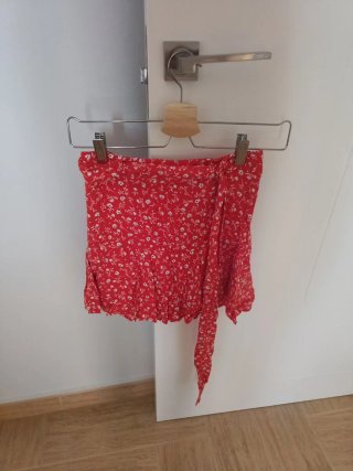 Falda pantalón corta estampada