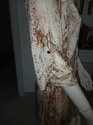 Camicione corto fantasia animalier