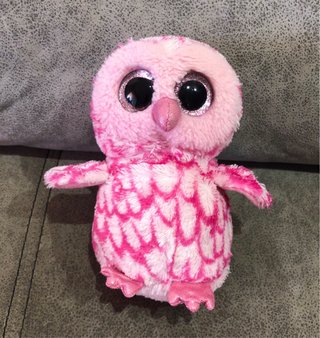3 Peluches Ojos Brillantes Rosa