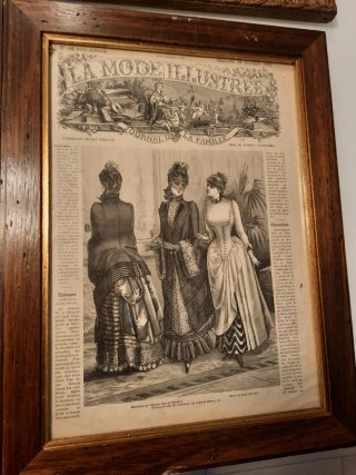 Set 4 Quadri Vintage Ottocento - Stampe Moda Franc