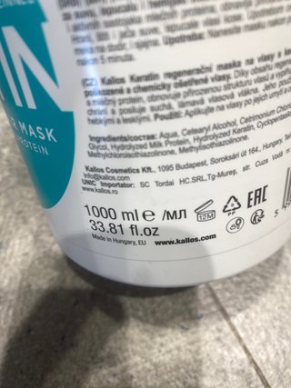 Kallos Keratin Mascarilla y Champú Nuevo