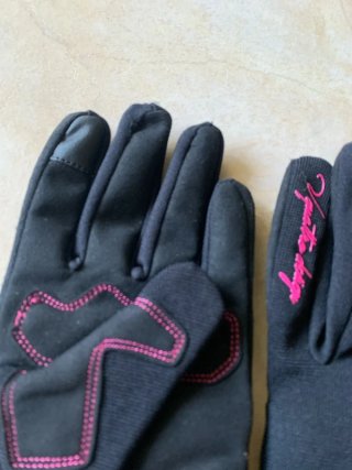 Guantes Moto Mujer Verano Negro/Rosa