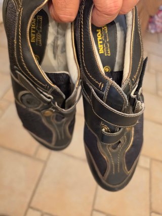 Scarpe Pollini Uomo Pelle Nero Oro