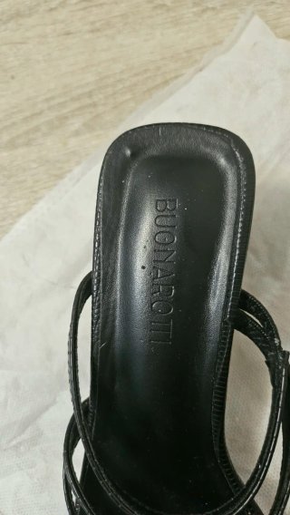 Sandalias BUONAROTTI Negras Talla 37
