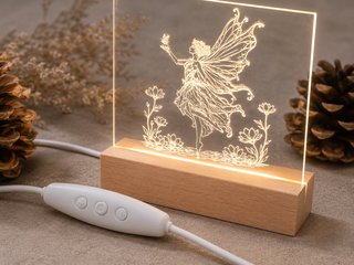Lámpara LED Metacrilato Hada de la primavera