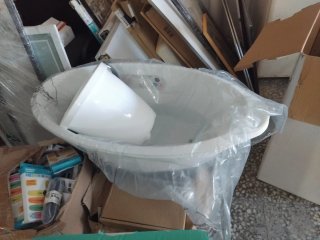 Bañera para bebé con soporte
