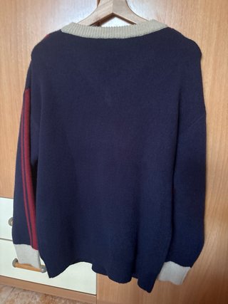 Jersey Oversize Urbano Azul y Rojo
