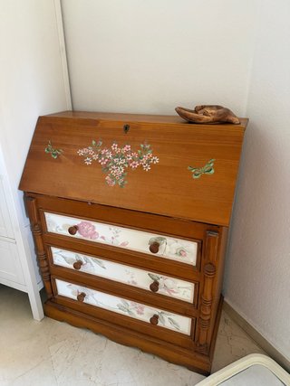 Mueble bargueño/escritorio vintage abatible