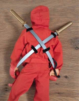 Action Man Karate Kick Boxer Traje Rojo