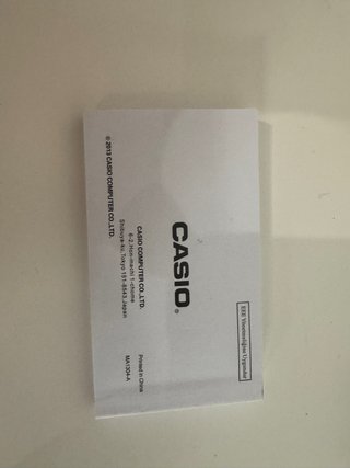 Casio G-Shock Plata y Negro