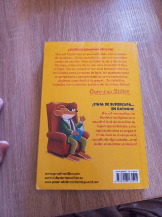 Libro Geronimo Stilton: Final Supercopa Ratonia