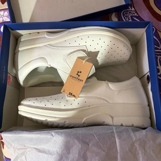 Zapatos Sanitarios Comfeet Blancos Talla 40 Nuevos