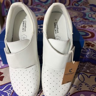 Zapatos Sanitarios Comfeet Blancos Talla 40 Nuevos