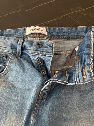 Pantalón vaquero juvenil Springfield azul