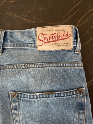 Pantalón vaquero juvenil Springfield azul