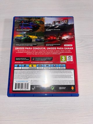 Juego PS4 Driveclub
