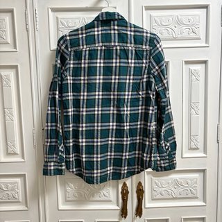Camisa s.Oliver cuadros verde y azul Talla XS
