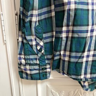 Camisa s.Oliver cuadros verde y azul Talla XS