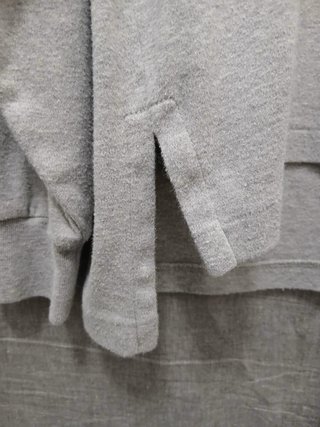 ralph lauren polo longsleeve size L grey