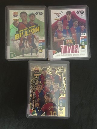 3 Cartas Panini FC Barcelona Lamine Yamal