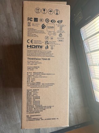 Monitor Lenovo ThinkVision T24d-30