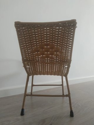 Tumbona infantil vintage beige