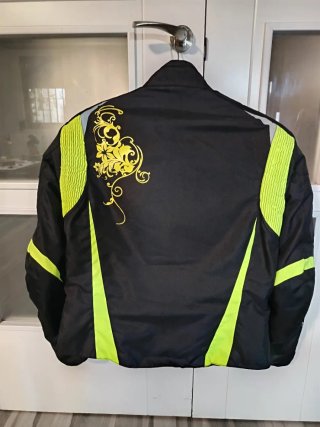 Chaqueta Moto Cordura Mujer Negra Talla L.
