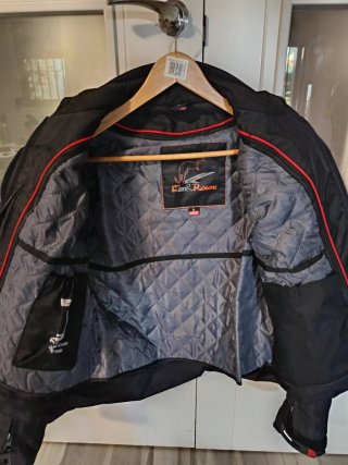 Chaqueta Moto Cordura Mujer Negra Talla L.
