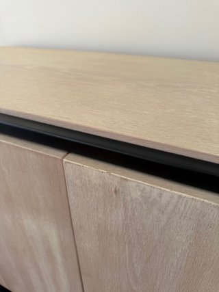 Aparador moderno madera y metal