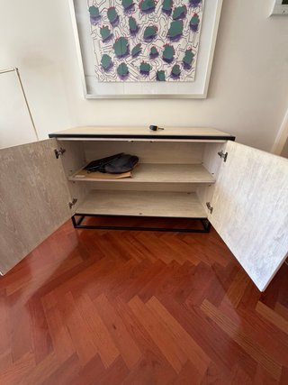 Aparador moderno madera y metal