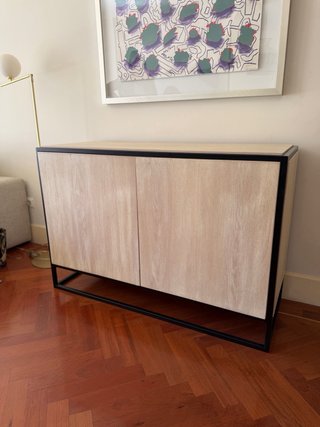 Aparador moderno madera y metal