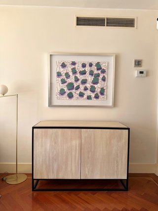 Aparador moderno madera y metal