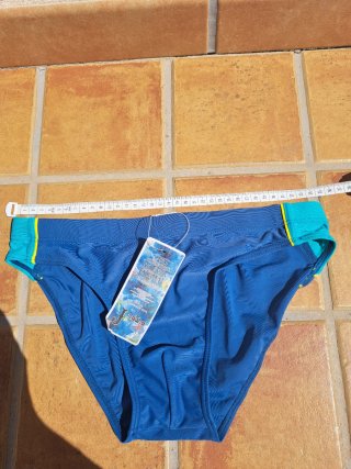 Bañador azul gris talla L nuevo con etiqueta
